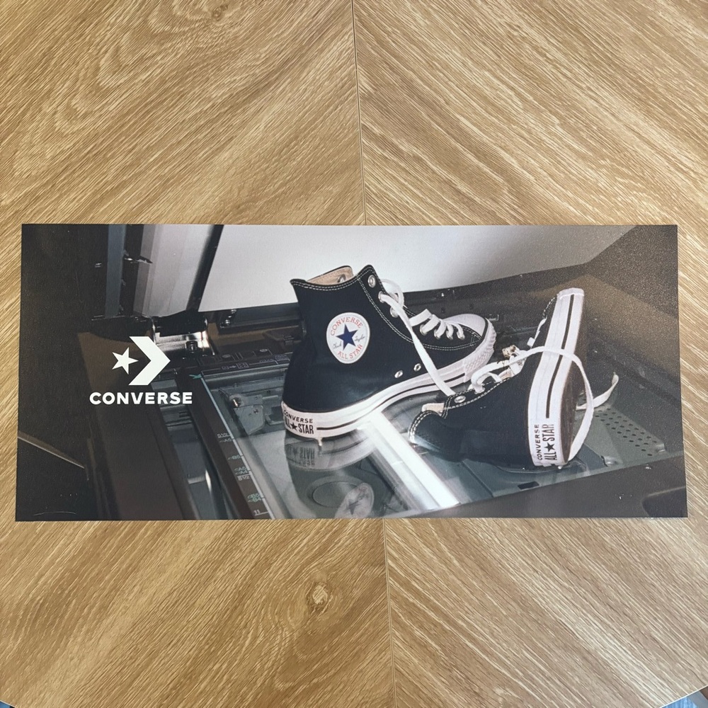 Converse Black and White High-Tops